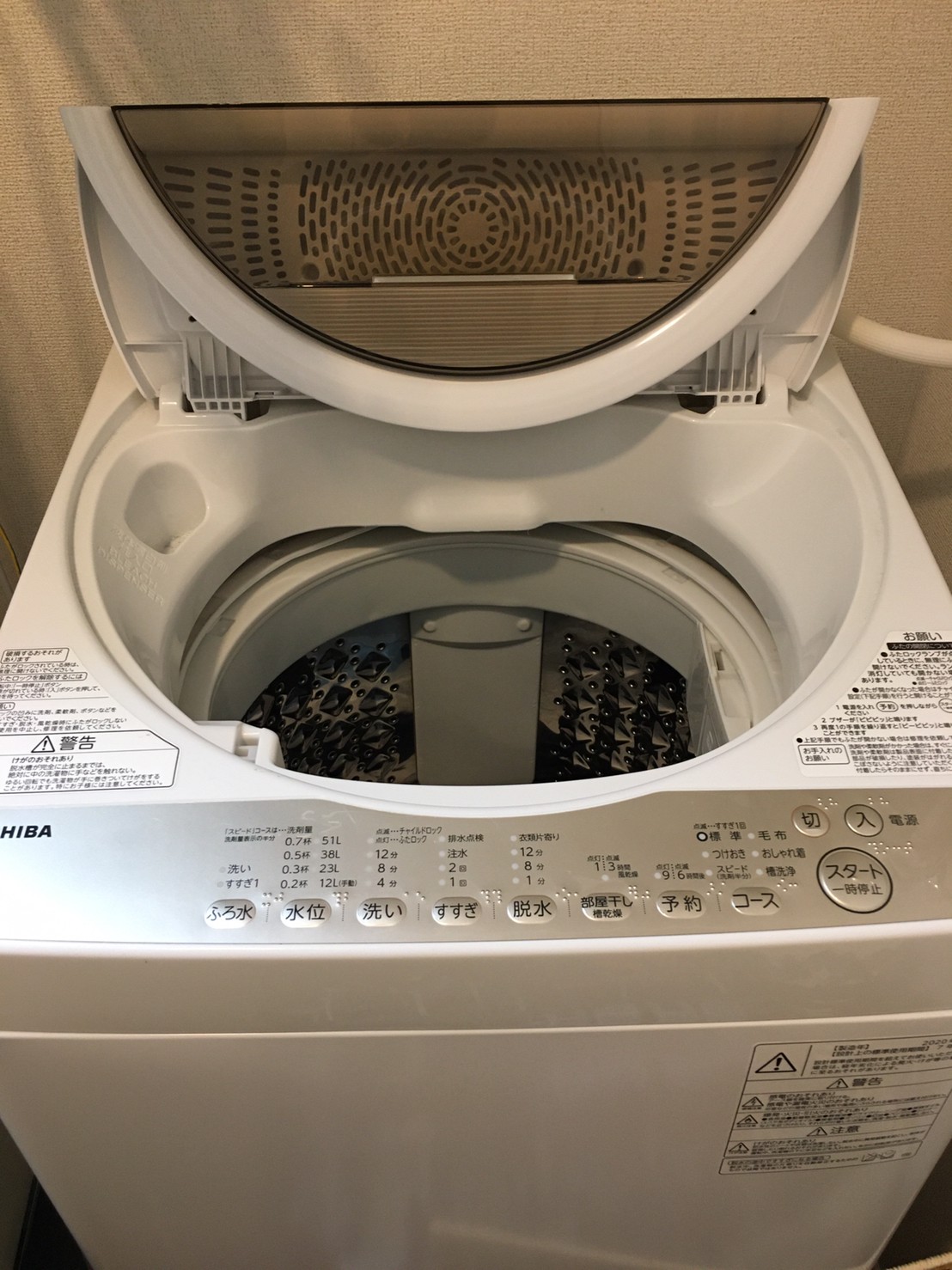 一人暮らしで使っていた洗濯機