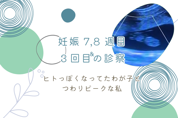 妊娠７週妊娠８週　つわりピーク　出産予定日